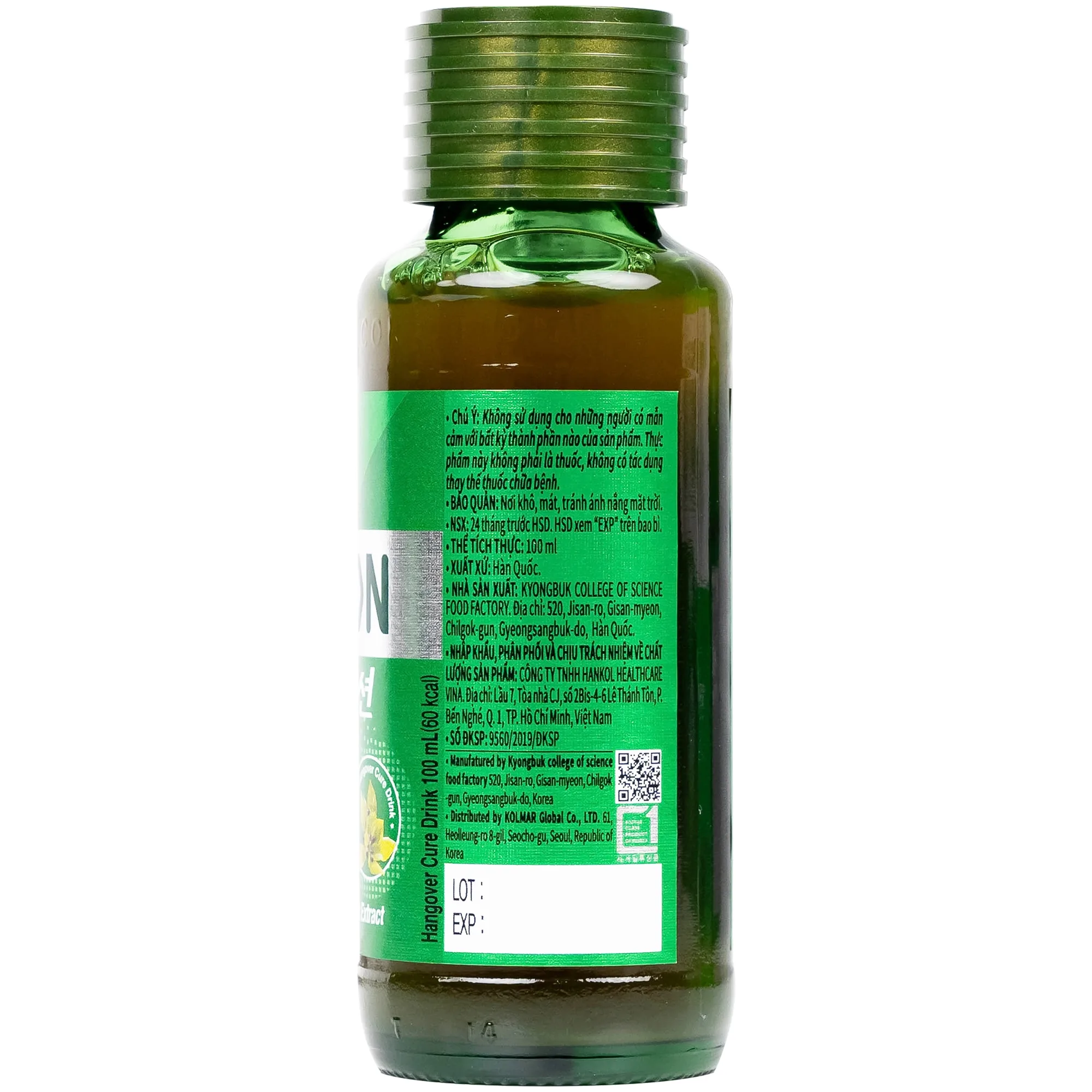 Hình ảnh Thực phẩm bảo vệ sức khỏe Condition hỗ trợ giải độc gan, giải rượu (100ml)