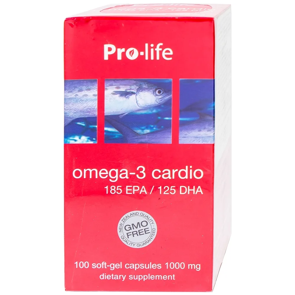 Hình ảnh Viên uống Omega-3 Cardio New Zealand Nutritionals hỗ trợ giảm Triglycerid và Cholesterol dư trong máu (100 viên)