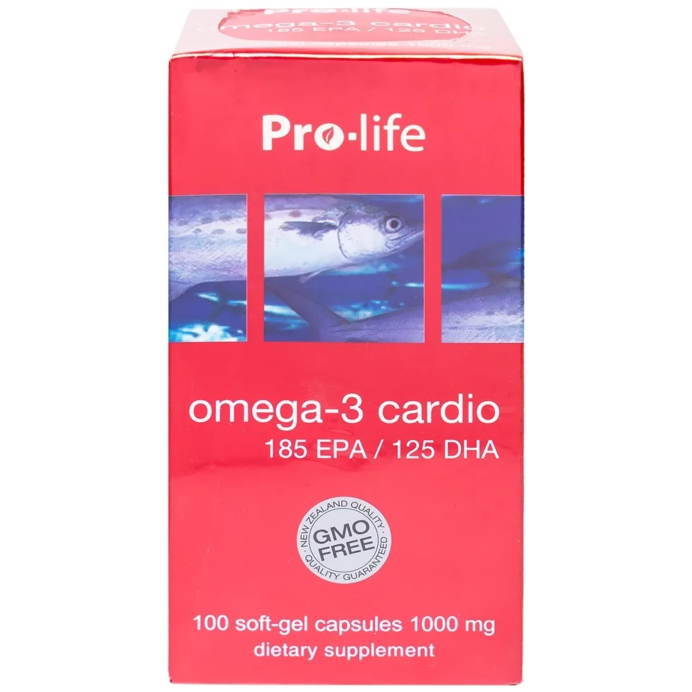 Hình ảnh Viên uống Omega-3 Cardio New Zealand Nutritionals hỗ trợ giảm Triglycerid và Cholesterol dư trong máu (100 viên)