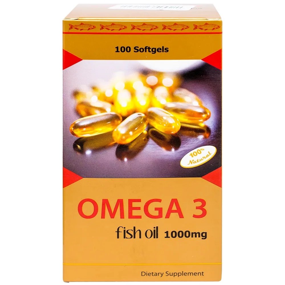 Hình ảnh Viên uống Omega-3 Fish Oil 1000mg Sirio Pharma tốt cho tim mạch (100 viên)