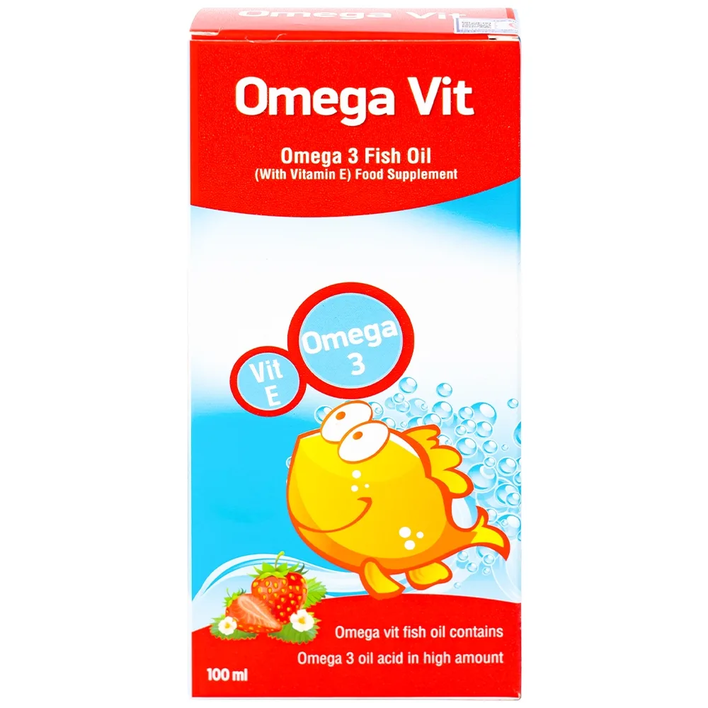 Hình ảnh Thực phẩm bảo vệ sức khỏe Omega Vit Botafarma hỗ trợ tăng khả năng chống oxy hóa, tốt cho não bộ và mắt (100ml)