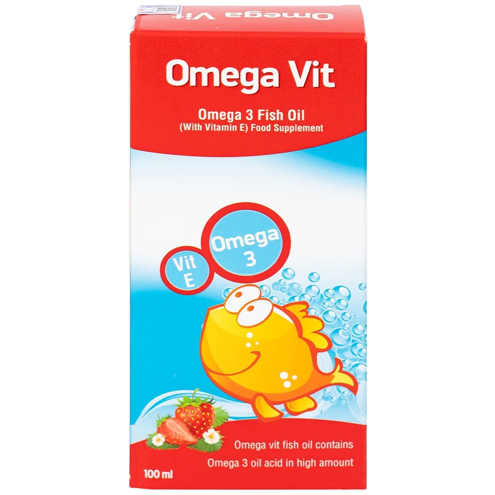 Hình ảnh Thực phẩm bảo vệ sức khỏe Omega Vit Botafarma hỗ trợ tăng khả năng chống oxy hóa, tốt cho não bộ và mắt (100ml)