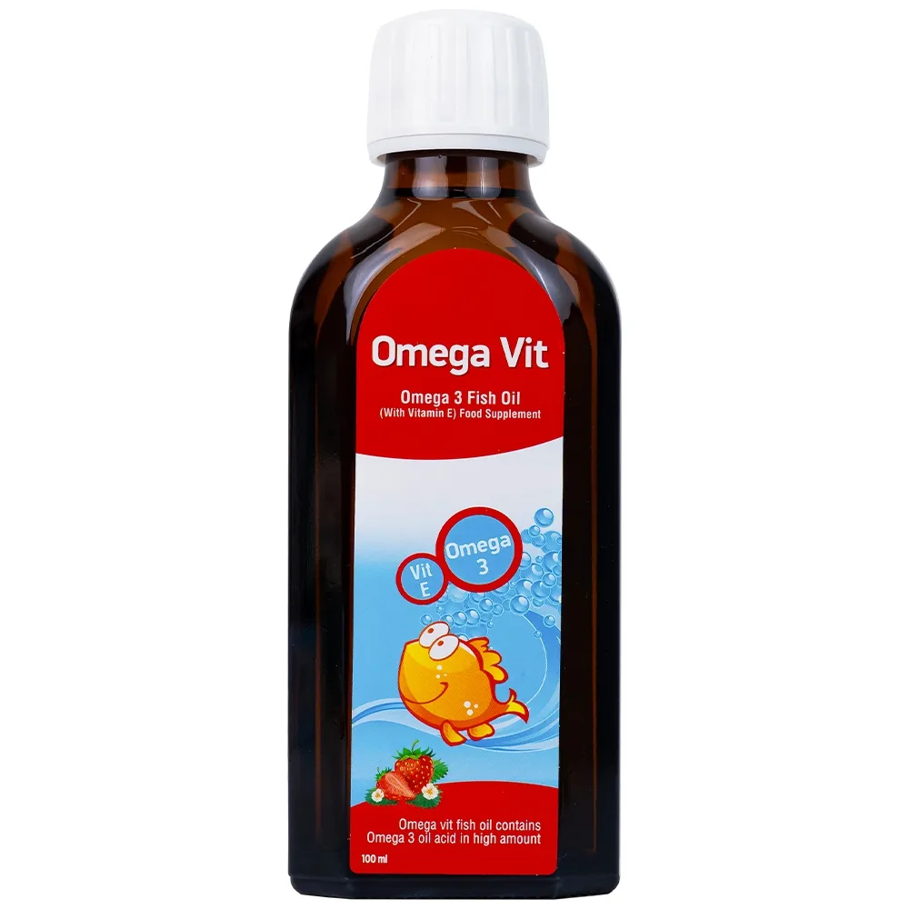 Hình ảnh Thực phẩm bảo vệ sức khỏe Omega Vit Botafarma hỗ trợ tăng khả năng chống oxy hóa, tốt cho não bộ và mắt (100ml)
