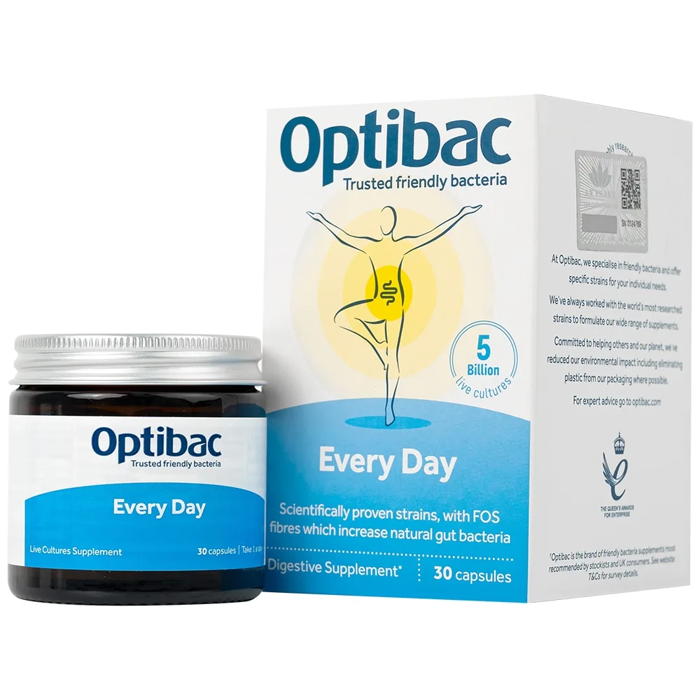 Hình ảnh Men vi sinh Optibac Every Day bổ sung lợi khuẩn, hổ trợ tiêu hóa (30 viên)