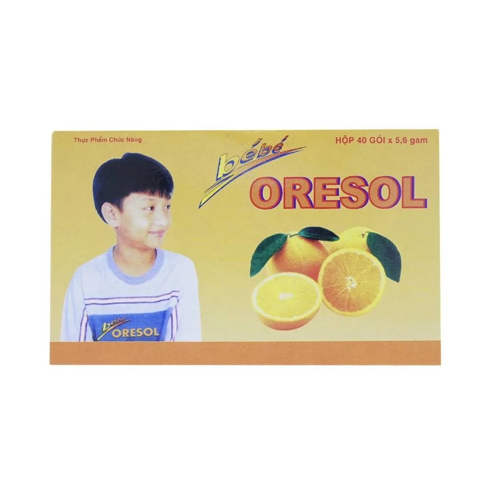 Hình ảnh Bột pha Oresol BéBé Pharco giúp bù nước và bổ sung chất điện giải (40 gói x 5.6g)