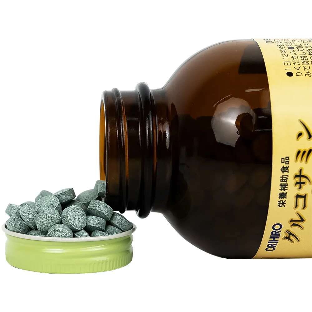 Hình ảnh Viên uống Orihiro Glucosamine and Spirulna hỗ trợ tăng tiết dịch khớp, giảm thoái hóa khớp (900 viên)