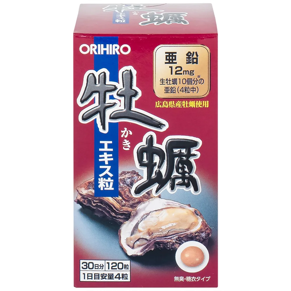 Hình ảnh Viên nén Orihiro New Oyster Extract tăng cường sinh lý cho nam giới (120 viên)