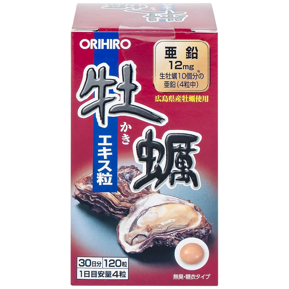 Hình ảnh Viên nén Orihiro New Oyster Extract tăng cường sinh lý cho nam giới (120 viên)