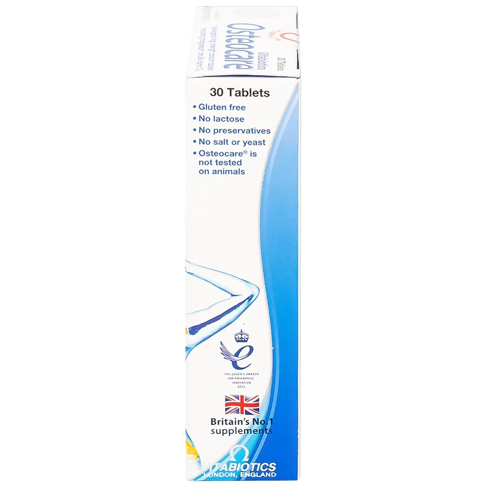 Hình ảnh Viên nén Osteocare Vitabiotics bổ sung canxi, khoáng chất cho xương chắc khoẻ (2 vỉ x 15 viên)
