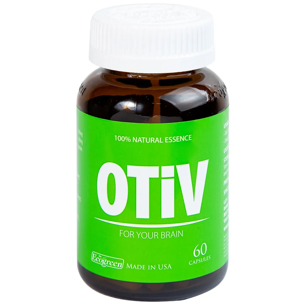 Hình ảnh Viên uống OTiV Ecogreen giúp tăng cường dưỡng chất cho não (60 viên)