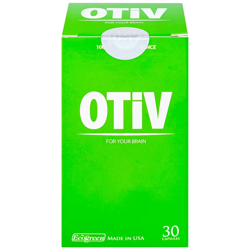 Hình ảnh Viên uống OTiV Ecogreen giúp tăng cường dưỡng chất cho não (30 viên)