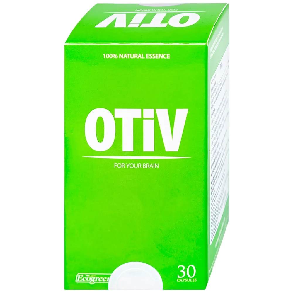 Hình ảnh Viên uống OTiV Ecogreen giúp tăng cường dưỡng chất cho não (30 viên)