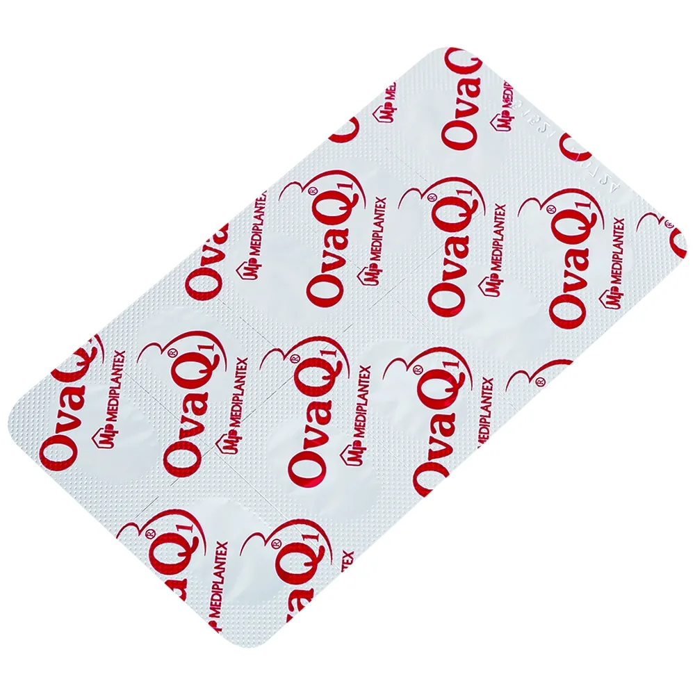 Hình ảnh Viên uống OvaQ1 hỗ trợ bổ sung Myo Inositol, Acid folic và các chất cần thiết cho phụ nữ trước khi mang thai (3 vỉ x 10 viên)