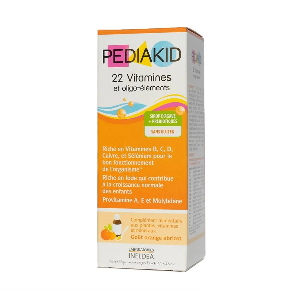 Hình ảnh Siro Pediakid 22 Vitamines bổ sung Vitamin và khoáng chất (125ml)