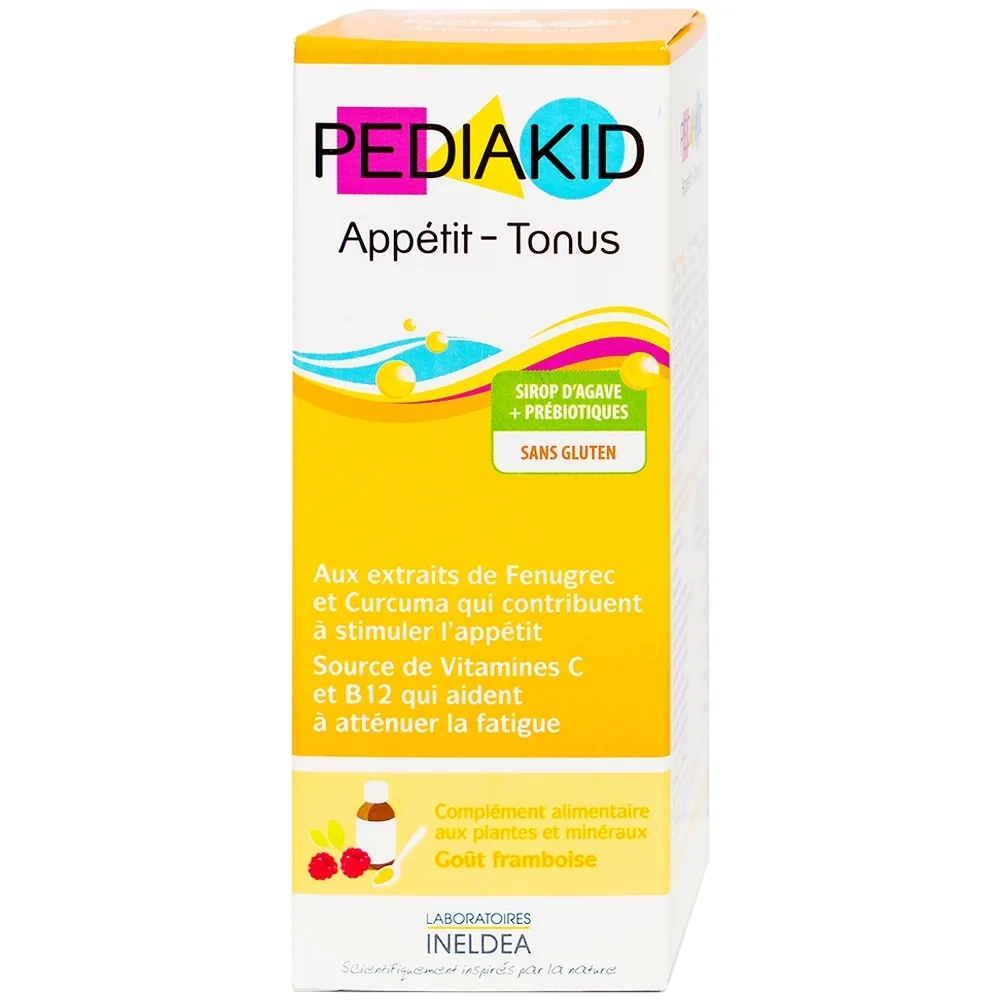 Hình ảnh Siro Pediakid Appétit Tonus hỗ trợ kích thích cảm giác thèm ăn, giảm mệt mỏi (125ml)