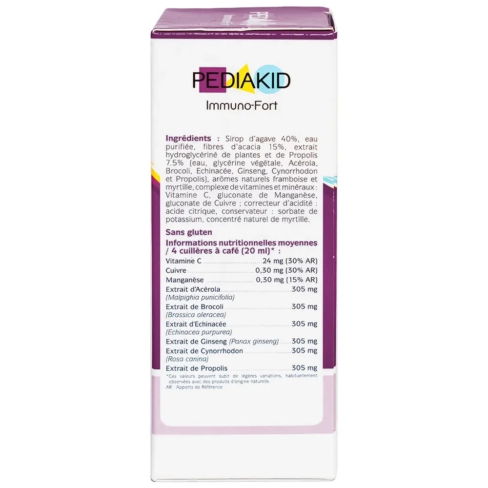 Hình ảnh Siro Pediakid Immuno-Fort hỗ trợ tăng đề kháng, giúp bảo vệ sức khỏe (125ml)