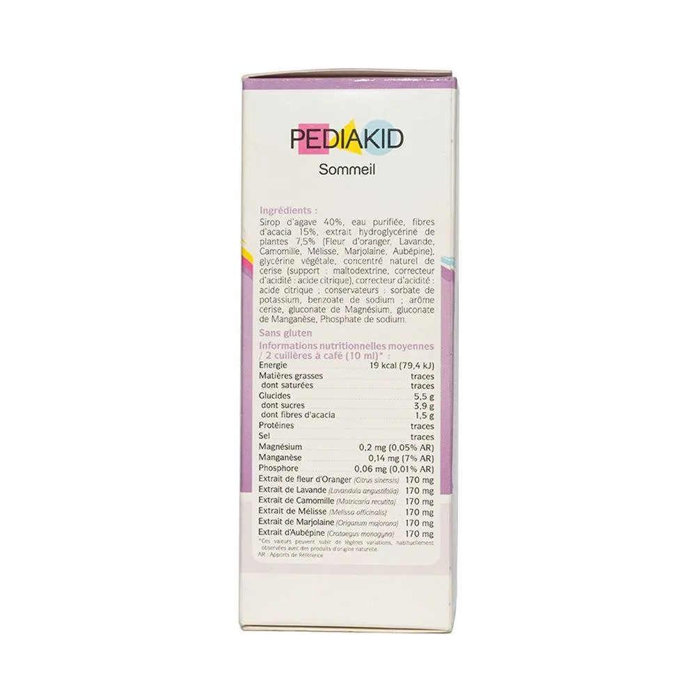 Hình ảnh Siro Pediakid Sommeil giúp an thần, thư giãn hệ thần kinh (125ml)