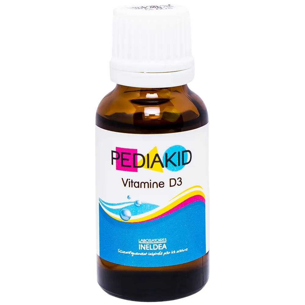 Hình ảnh Siro Pediakid Vitamin D3 bổ sung Vitamin D cho cơ thể, tăng hấp thụ canxi (20ml)