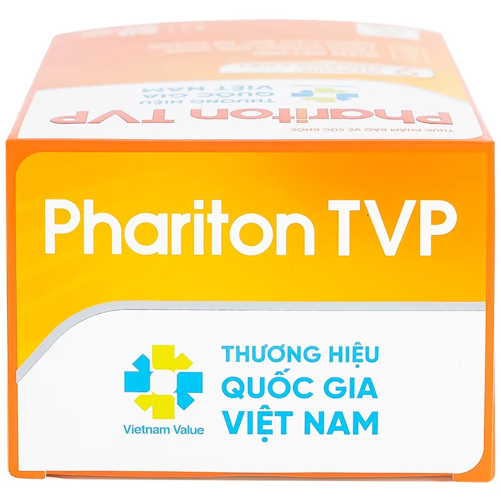 Hình ảnh Viên uống Phariton TVPharma hỗ trỡ tăng cường sức khỏe, nâng cao sức đề kháng (12 vỉ x 5 viên)