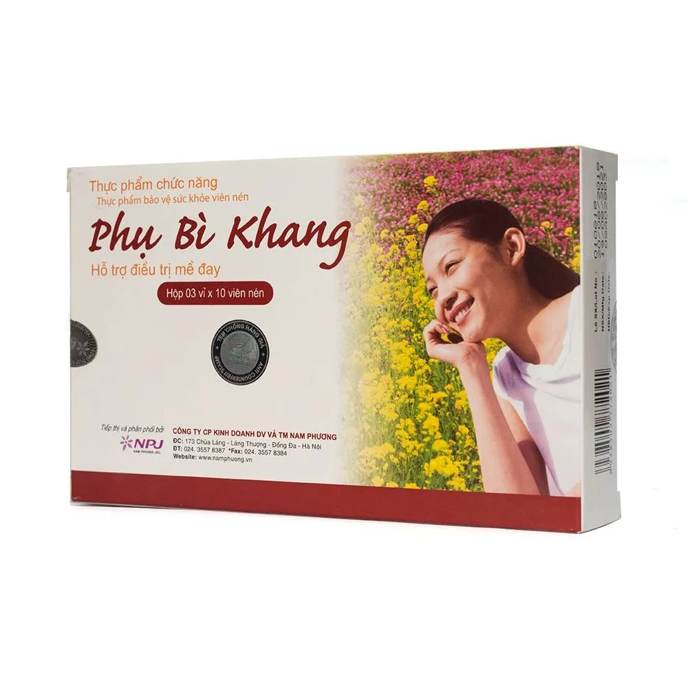 Hình ảnh Viên uống Phụ Bì Khang NPJ tăng cường sức đề kháng, giảm triệu chứng mề đay, mẩn ngứa (3 vỉ x 10 viên)