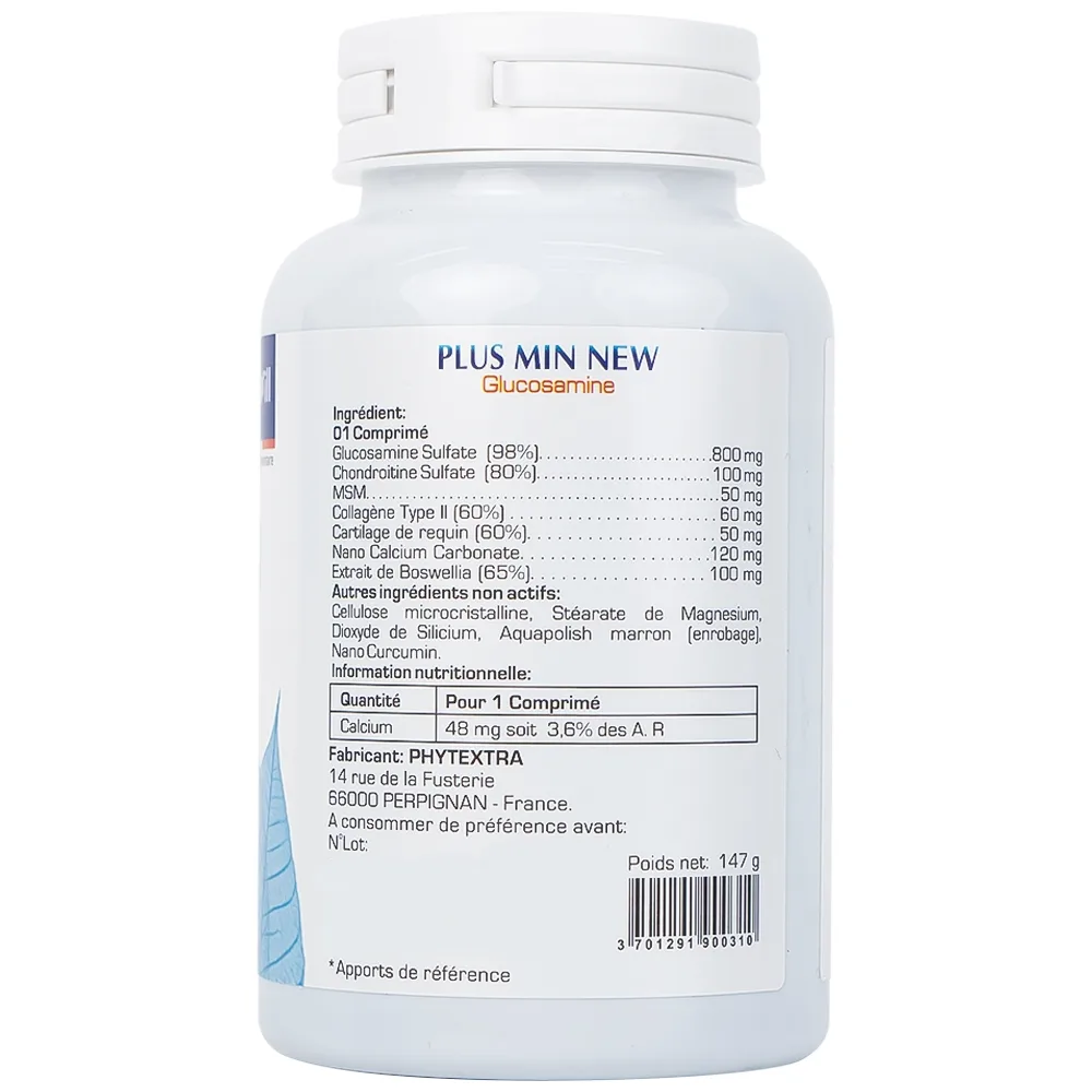 Hình ảnh Viên uống Plus Min New Phytextra hỗ trợ xương khớp khỏe mạnh, giảm đau do viêm khớp (100 viên)