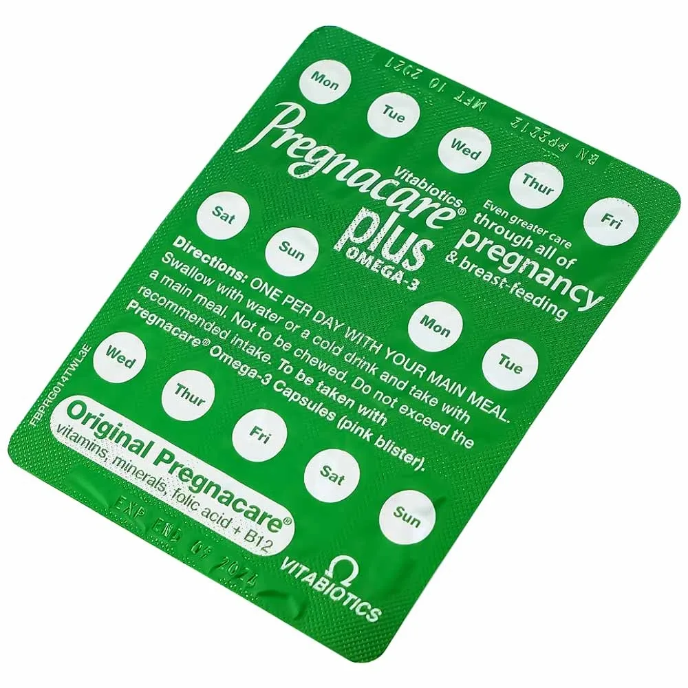 Hình ảnh Viên uống Pregnacare Plus Omega-3 Vitabiotics bổ sung Vitamin, Omega-3 và khoáng chất (56 viên)
