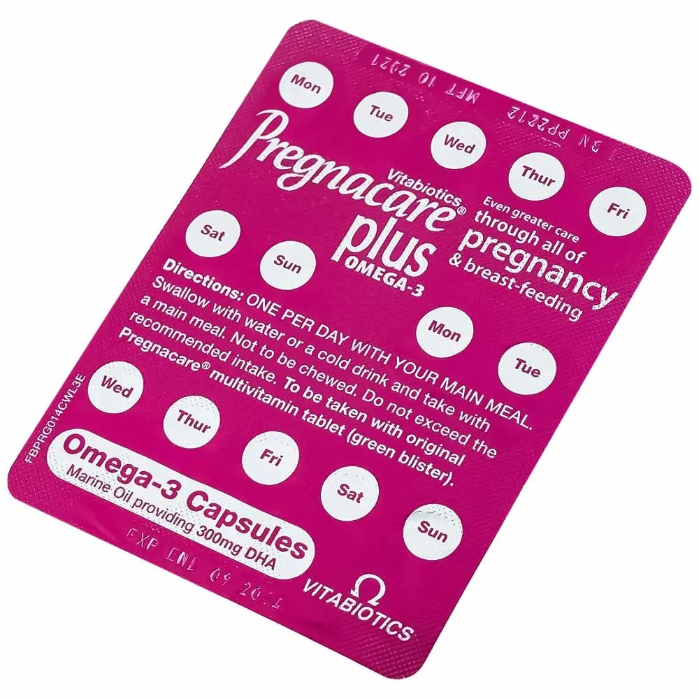Hình ảnh Viên uống Pregnacare Plus Omega-3 Vitabiotics bổ sung Vitamin, Omega-3 và khoáng chất (56 viên)
