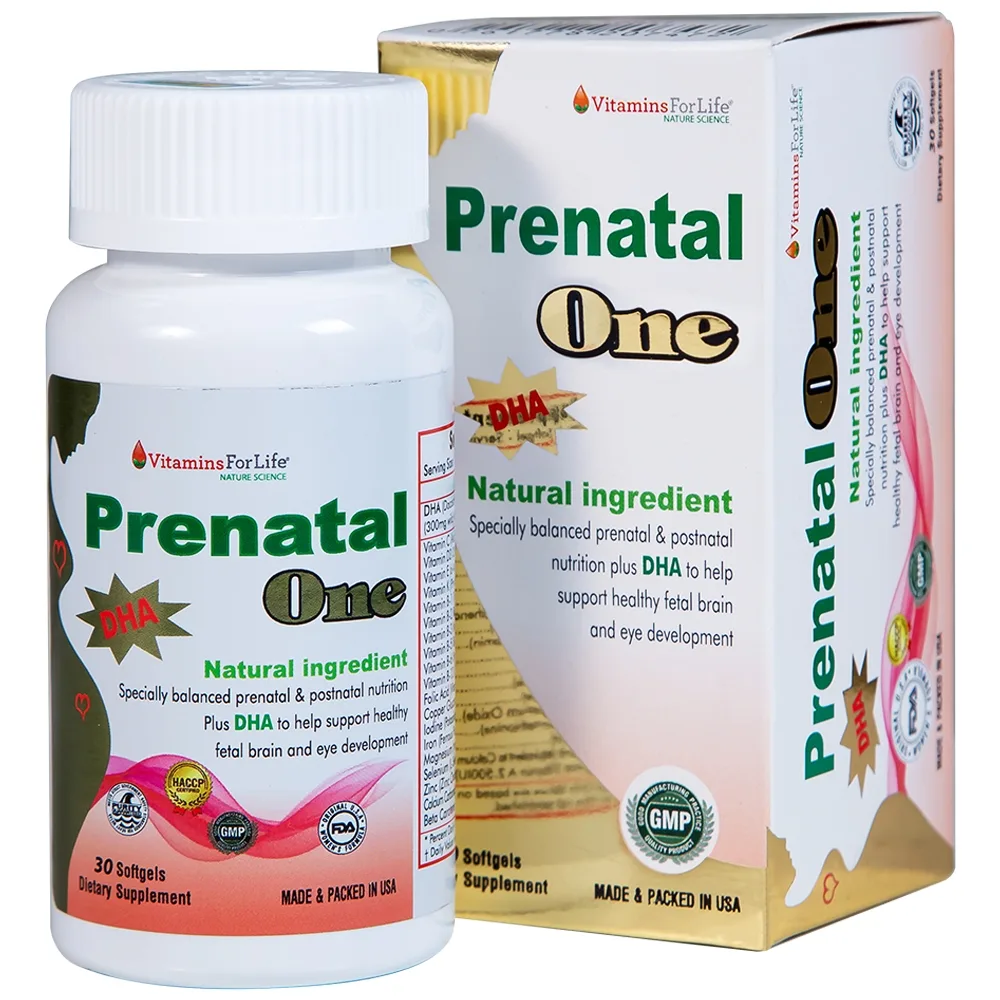 Hình ảnh Viên uống Prenatal One Vitamins For Life cung cấp DHA, Vitamin và khoáng chất thiết yếu (30 viên)