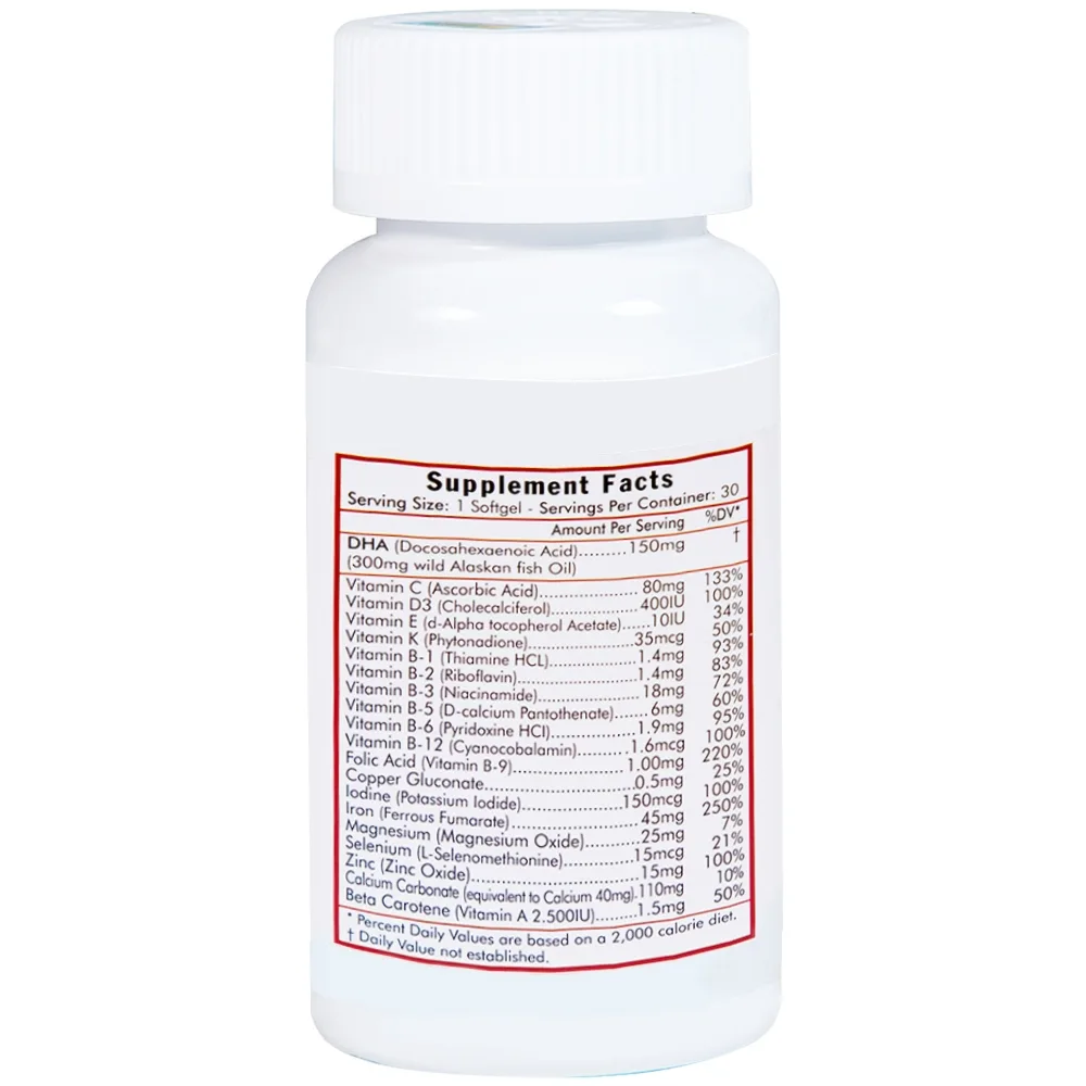 Hình ảnh Viên uống Prenatal One Vitamins For Life cung cấp DHA, Vitamin và khoáng chất thiết yếu (30 viên)