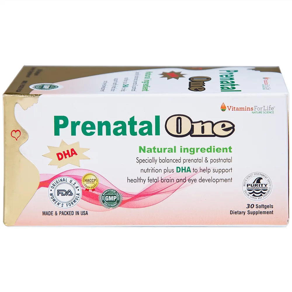 Hình ảnh Viên uống Prenatal One Vitamins For Life cung cấp DHA, Vitamin và khoáng chất thiết yếu (30 viên)