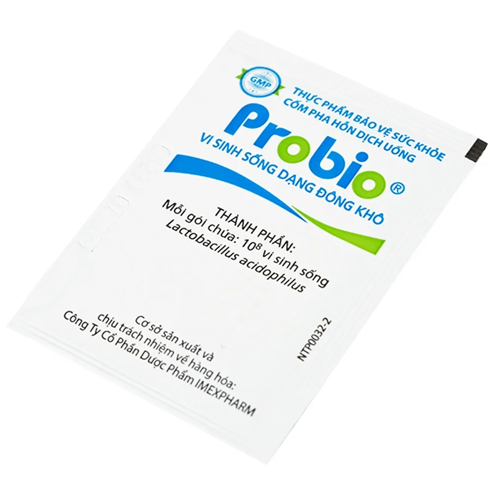 Hình ảnh Cốm pha hỗn dịch uống Probio Imexpharm cân bằng hệ vi sinh đường ruột (14 gói)