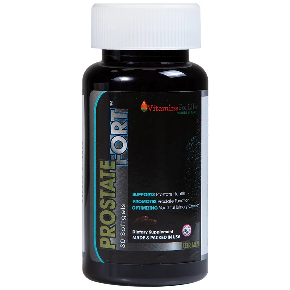 Hình ảnh Viên uống Prostate Fort Vitamins For Life hỗ trợ sức khỏe tuyến tiền liệt nam giới (30 viên)