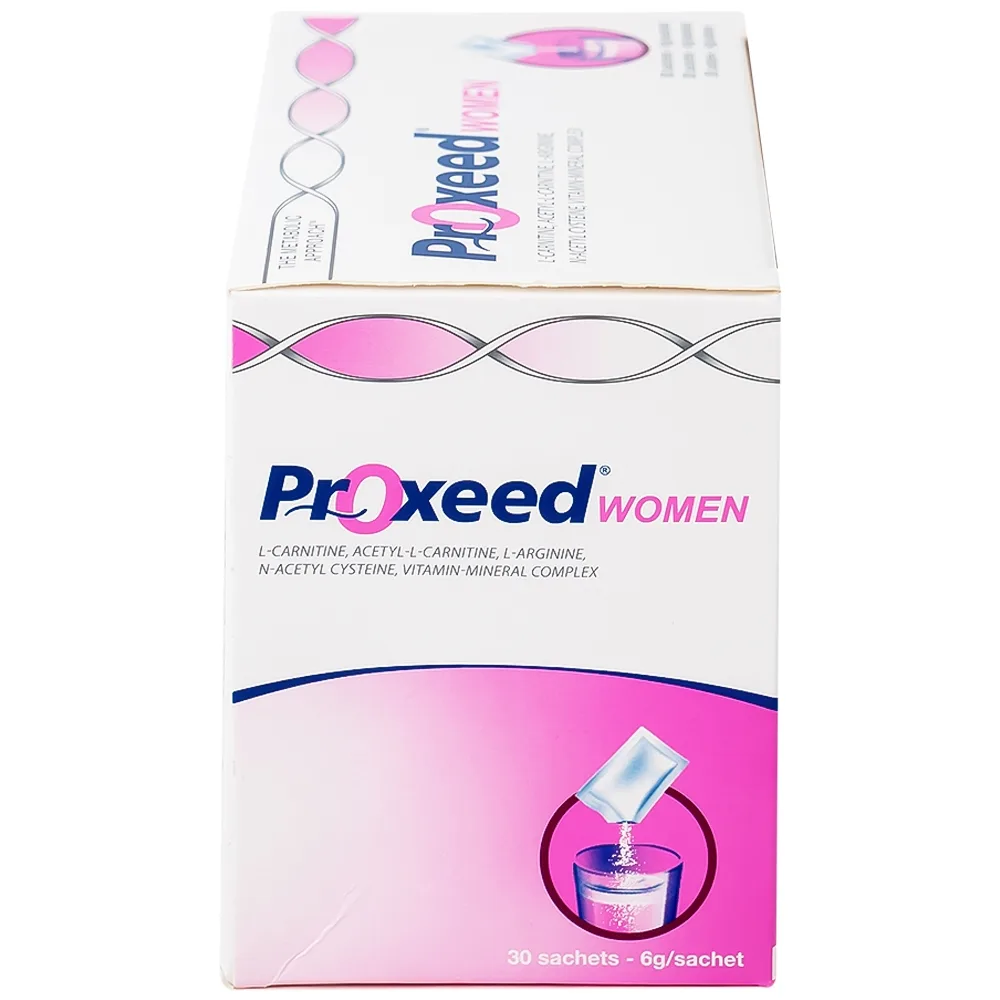 Hình ảnh Bột Proxeed Women Sigma-tau HealthScience hỗ trợ sức khỏe sinh sản nữ giới (30 gói x 6g)