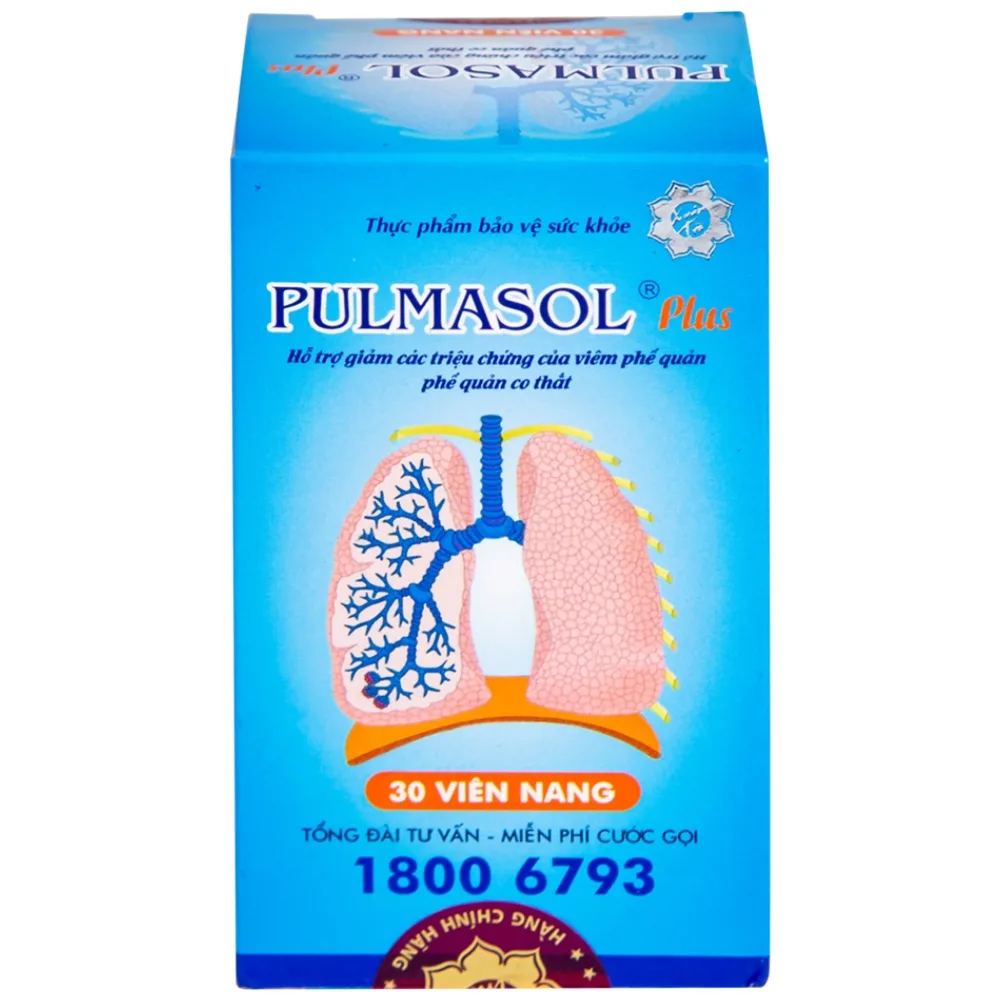 Hình ảnh Viên uống Pulmasol Plus Fuma hỗ trợ giảm ho, giảm đờm (30 viên)