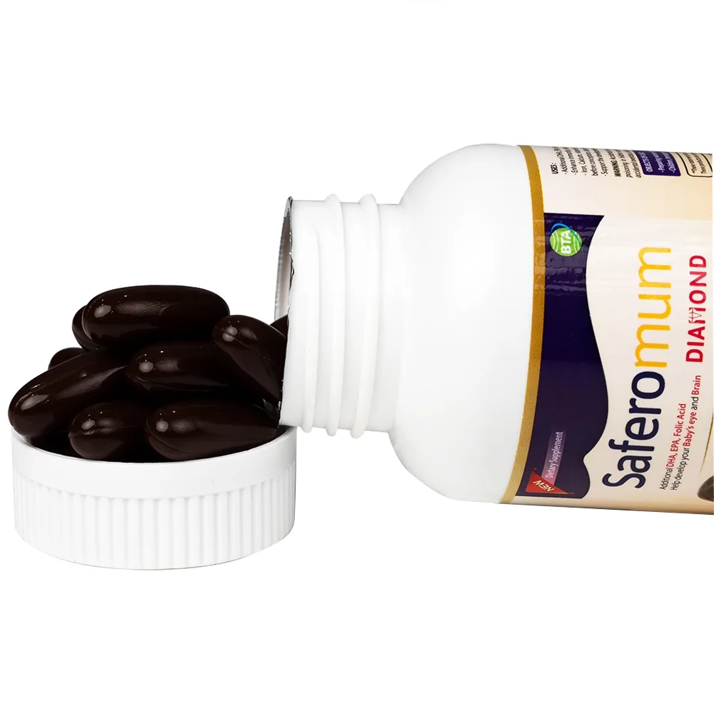 Hình ảnh Viên uống Saferomum Diamond AVA Pharmaceutical bổ sung DHA, EPA và một số vitamin, khoáng chất (30 viên)