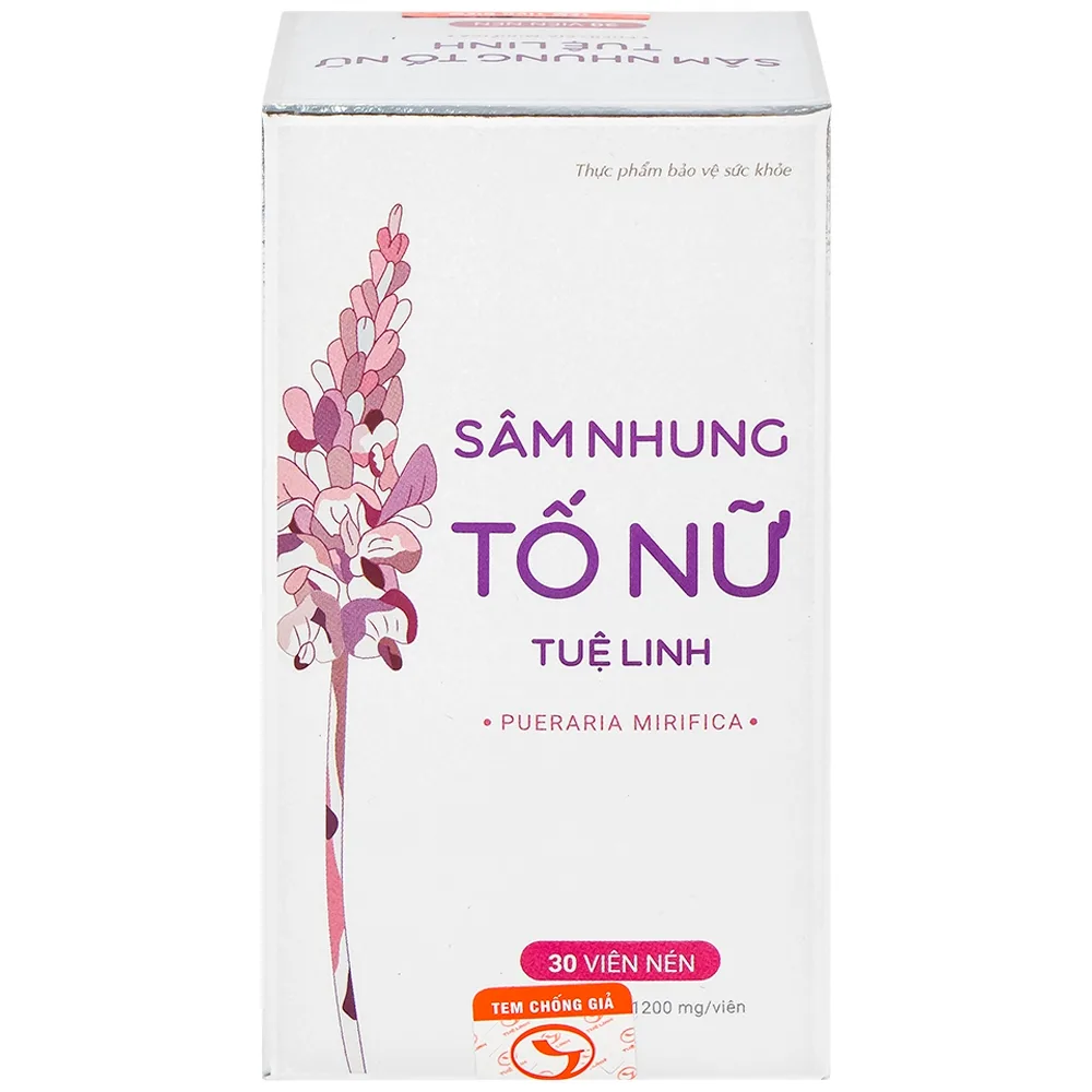 Hình ảnh Viên nén Sâm Nhung Tố Nữ Tuệ Linh hỗ trợ tăng cường nội tiết tố nữ (Hộp 30 viên)