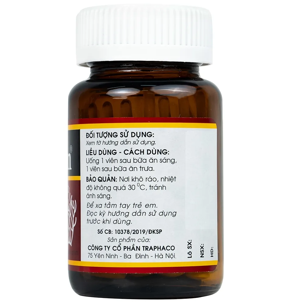 Hình ảnh Viên nén Seacan Traphaco bổ sung Canxi và Vitamin D3 (60 viên)