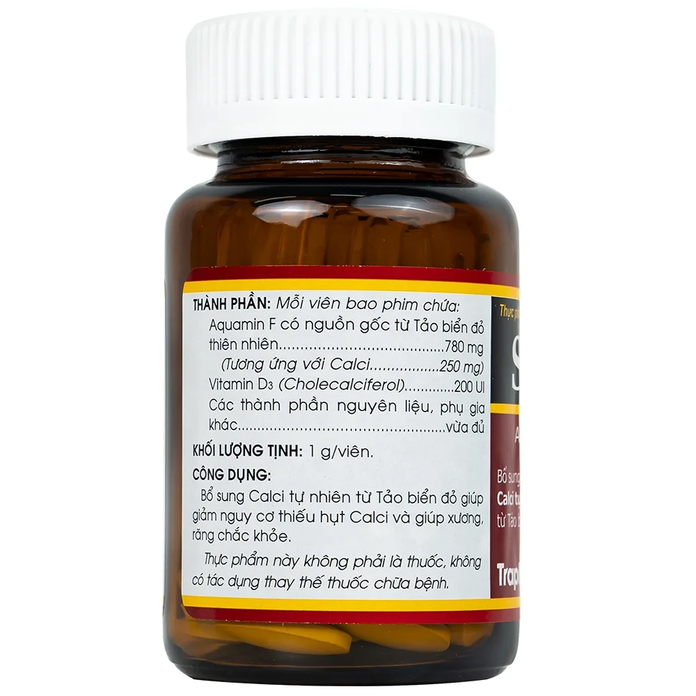 Hình ảnh Viên nén Seacan Traphaco bổ sung Canxi và Vitamin D3 (60 viên)