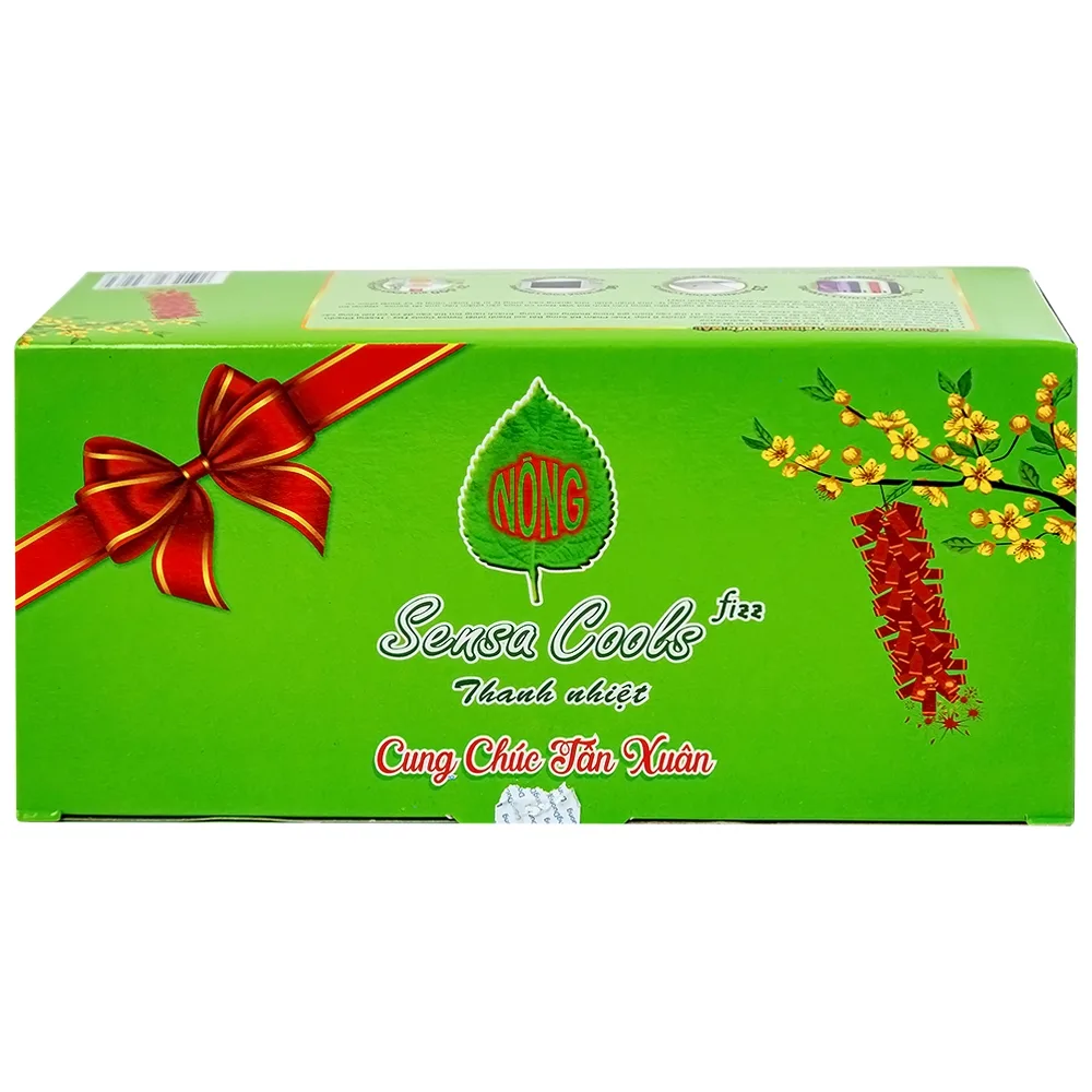 Hình ảnh Bột sủi Sensa Cools Enesis giúp thanh nhiệt cơ thể và tăng cường sức đề kháng (6 gói x 7g)