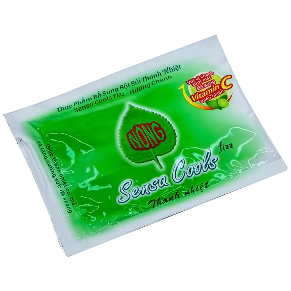 Hình ảnh Bột sủi Sensa Cools Enesis giúp thanh nhiệt cơ thể và tăng cường sức đề kháng (6 gói x 7g)