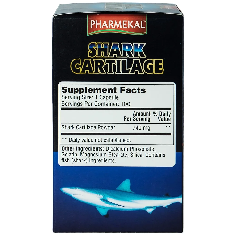 Hình ảnh Viên uống Shark Cartilage Pharmekal giúp phục hồi và tái tạo mô sụn khớp (100 viên)