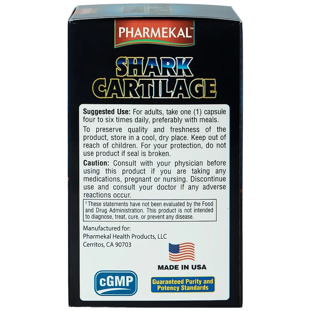 Hình ảnh Viên uống Shark Cartilage Pharmekal giúp phục hồi và tái tạo mô sụn khớp (100 viên)