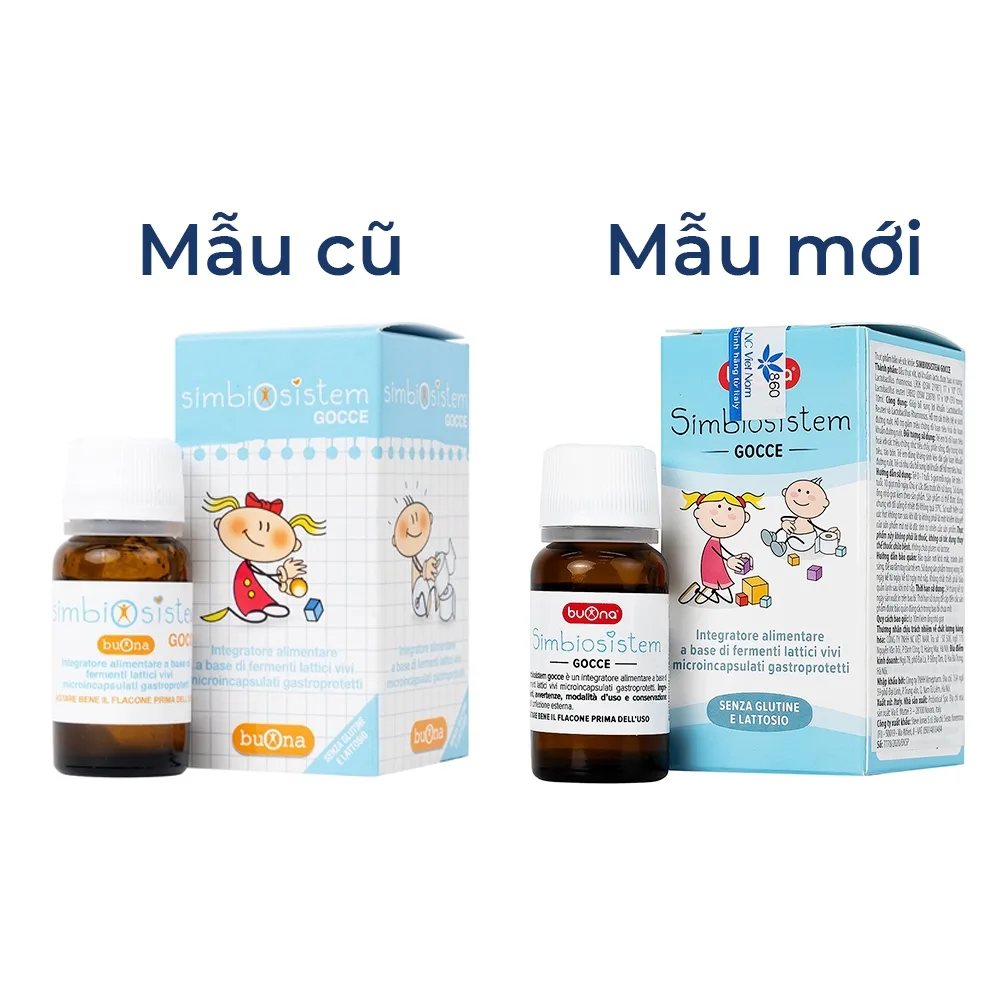 Hình ảnh Dung dịch Simbiosistem Gocce 10ml Buona bổ sung lợi khuẩn đường ruột