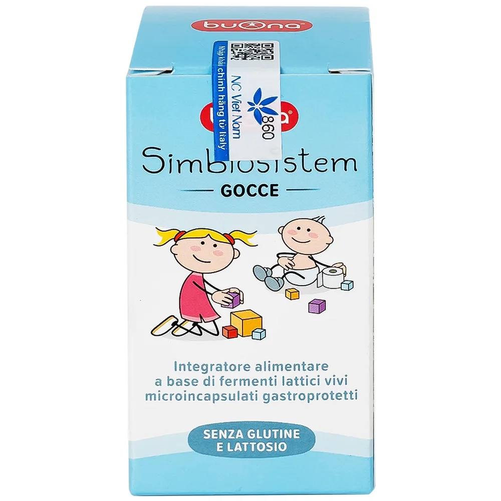 Hình ảnh Dung dịch Simbiosistem Gocce 10ml Buona bổ sung lợi khuẩn đường ruột