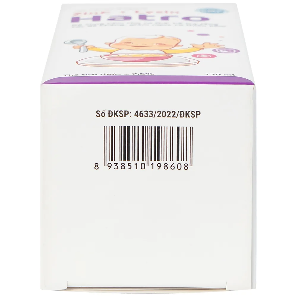 Hình ảnh Siro ZinC + Lysin Hatro bổ sung kẽm, hỗ trợ tăng sức đề kháng cho trẻ (120ml)