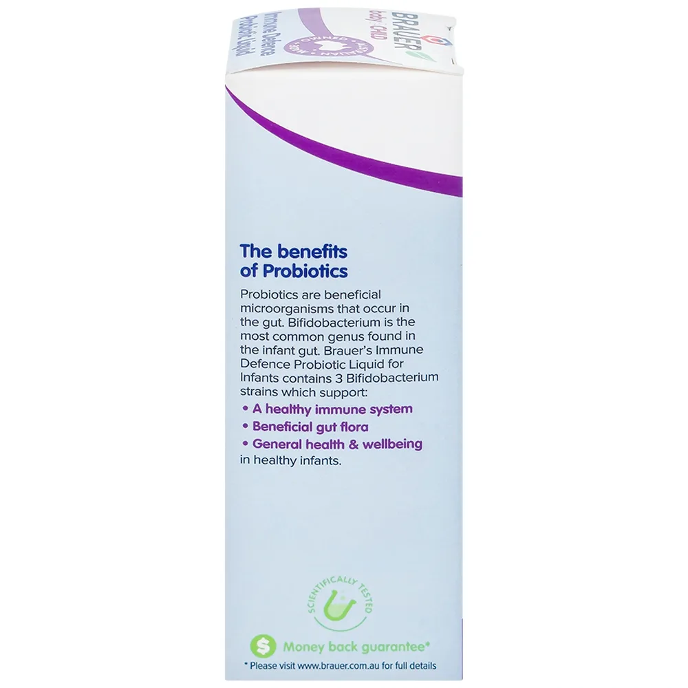 Hình ảnh Siro Immune Defence Probiotic Liquid Brauer giúp tăng cường sức đề kháng và tốt cho đường ruột (45ml)