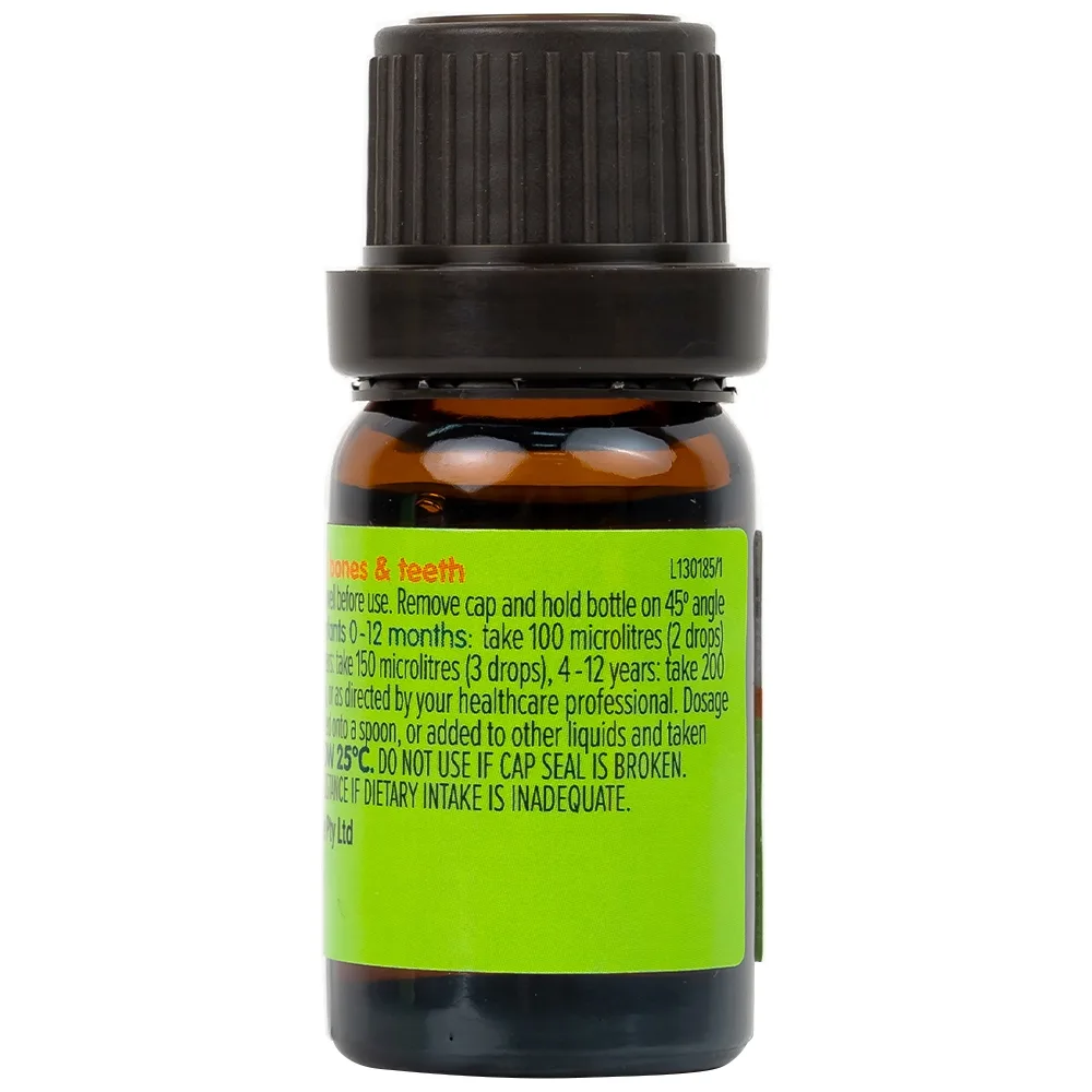Hình ảnh Siro Brauer Baby Kids D3+k2 High Potency MK-7 Drops 10ml bổ sung vitamin D3 và vitamin K2