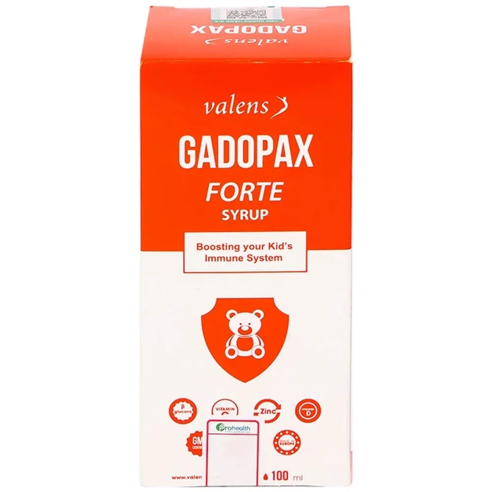 Hình ảnh Siro Gadopax Forte hỗ trợ tăng sức đề kháng của cơ thể (100ml)