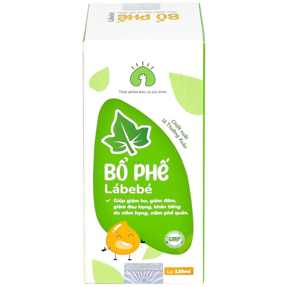 Hình ảnh Siro Bổ Phế Lábebé 120ml hỗ trợ bổ phế, giảm ho, giảm đờm, giảm đau họng