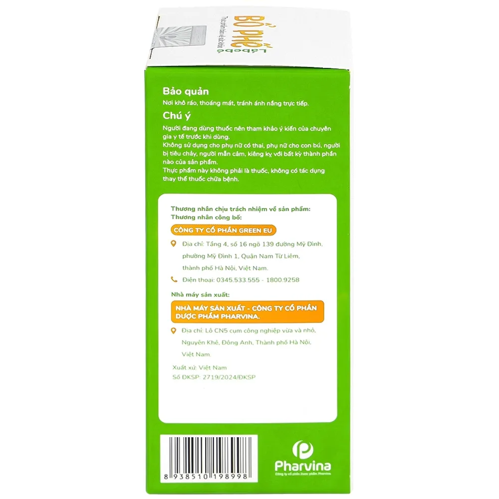 Hình ảnh Siro Bổ Phế Lábebé 120ml hỗ trợ bổ phế, giảm ho, giảm đờm, giảm đau họng
